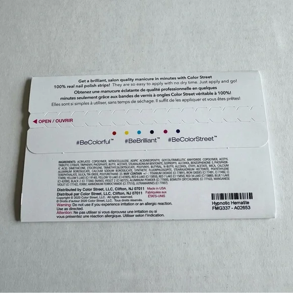 *Retired* Color Street: Hypnotic Hematite | Deep Silver Metallic Gray Winter - Picture 4 of 11